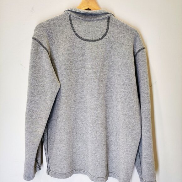 Men's Kirkland Signature 1/4 Zip Pullover Collared Sweater | Cotton | Large - Picture 2 of 5